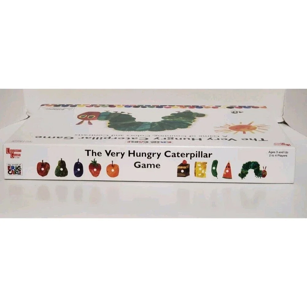 The Very Hungry Caterpillar Game Of Counting Colors & Contrasts Eric Carle 3+